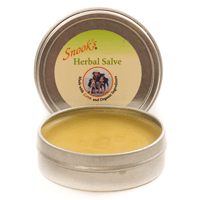 Snook's Herbal Salve aided in allowing healing for pet paws.